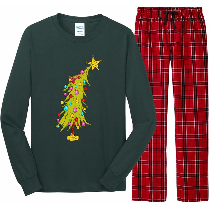 Christmas Tree Trendy Christmas Tree Long Sleeve Pajama Set