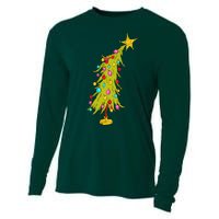 Christmas Tree Trendy Christmas Tree Cooling Performance Long Sleeve Crew