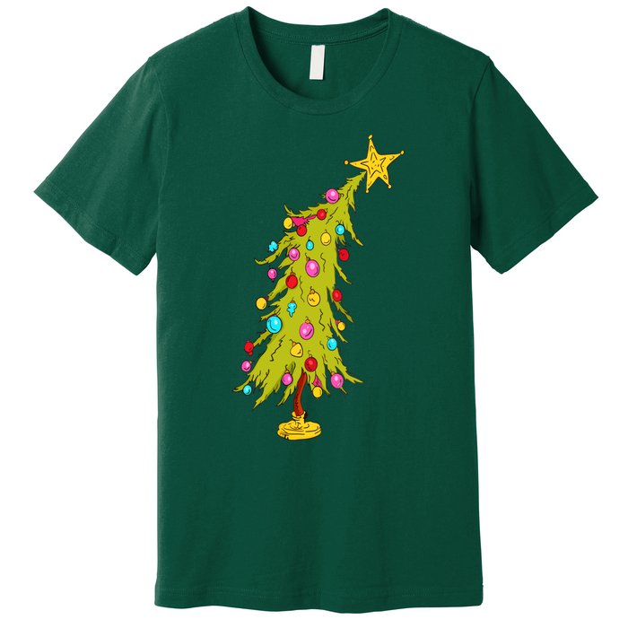 Christmas Tree Trendy Christmas Tree Premium T-Shirt