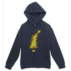 Christmas Tree Trendy Christmas Tree Urban Pullover Hoodie