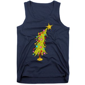 Christmas Tree Trendy Christmas Tree Tank Top