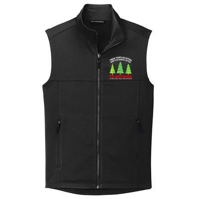 Christmas Tree Tops Glisten And Children Listen To Nothing Gift Collective Smooth Fleece Vest