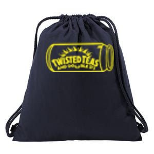 Cool Twisted Teas And Double DS Front And Back Drawstring Bag