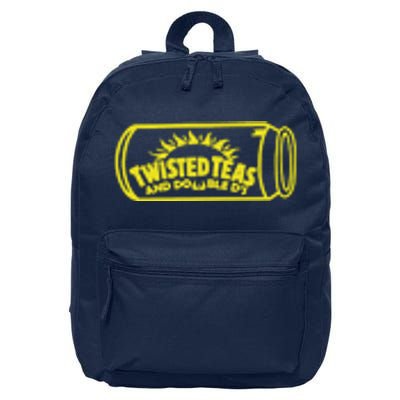 Cool Twisted Teas And Double DS Front And Back 16 in Basic Backpack