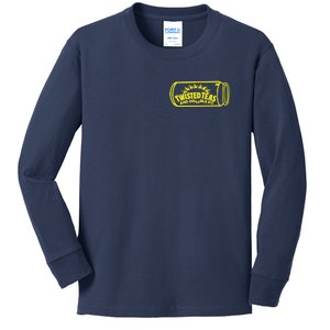 Cool Twisted Teas And Double DS Front And Back Kids Long Sleeve Shirt