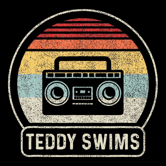 Cassette Tape T.E.D.D.Y Swims 90s Music 7-Panel Snapback Hat