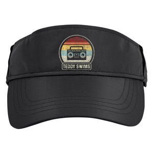 Cassette Tape T.E.D.D.Y Swims 90s Music Adult Drive Performance Visor