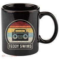 Cassette Tape T.E.D.D.Y Swims 90s Music 11oz C Handle Ceramic Mug