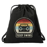 Cassette Tape T.E.D.D.Y Swims 90s Music Drawstring Bag