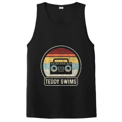 Cassette Tape T.E.D.D.Y Swims 90s Music PosiCharge Competitor Tank