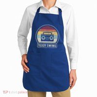 Cassette Tape T.E.D.D.Y Swims 90s Music Apron