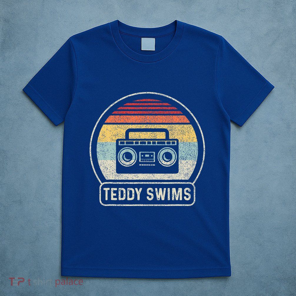 Cassette Tape T.E.D.D.Y Swims 90s Music T-Shirt