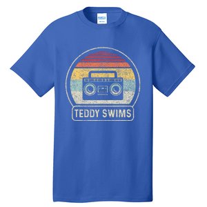 Cassette Tape T.E.D.D.Y Swims 90s Music Tall T-Shirt