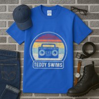 Cassette Tape T.E.D.D.Y Swims 90s Music Tall T-Shirt