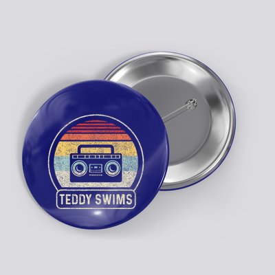 Cassette Tape T.E.D.D.Y Swims 90s Music Button
