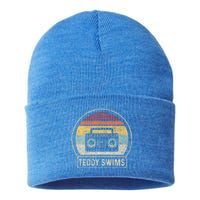 Cassette Tape T.E.D.D.Y Swims 90s Music Sustainable Knit Beanie