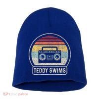 Cassette Tape T.E.D.D.Y Swims 90s Music Short Acrylic Beanie