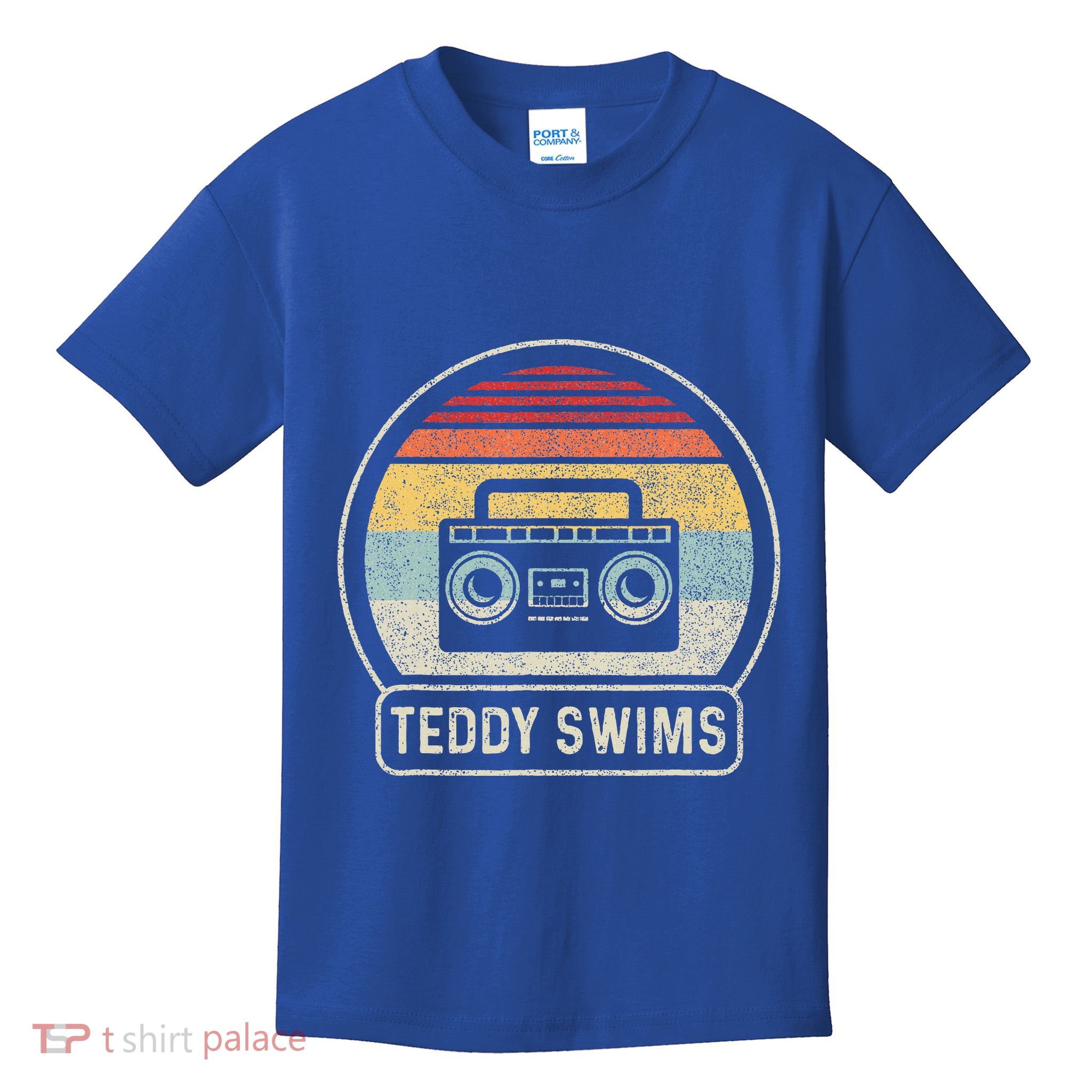 Cassette Tape T.E.D.D.Y Swims 90s Music Kids T-Shirt