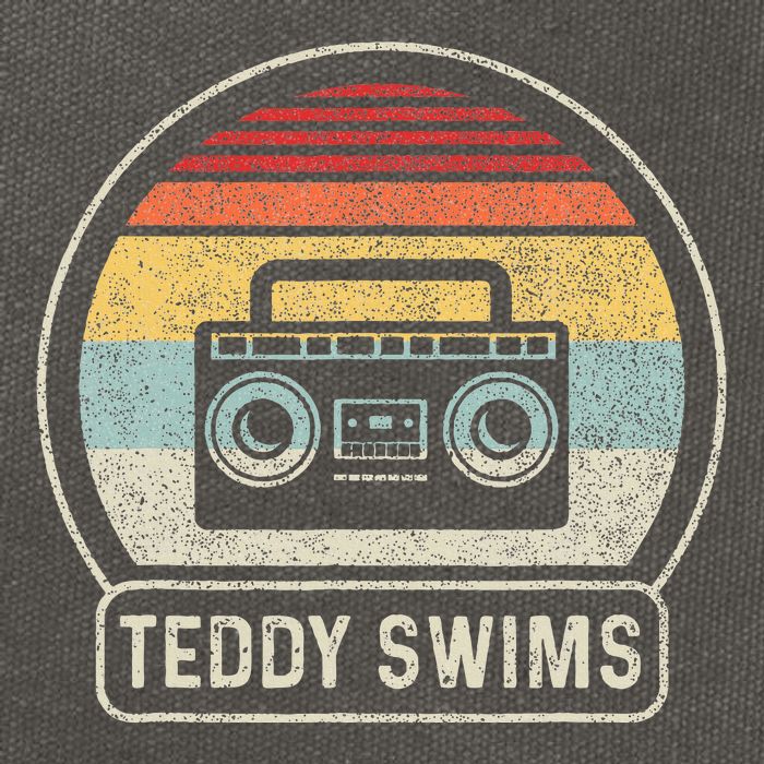 Cassette Tape T.E.D.D.Y Swims 90s Music Cotton Canvas Backpack