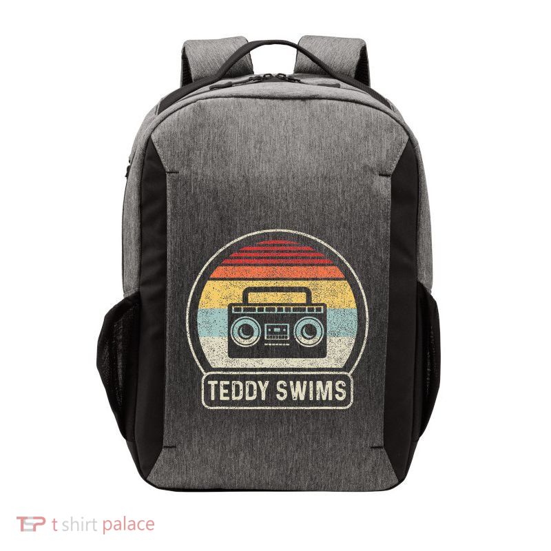 Cassette Tape T.E.D.D.Y Swims 90s Music Vector Backpack