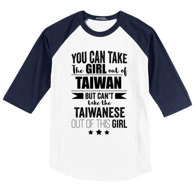 Can Take The Out Of Taiwan Pride Taiwanese Proud Funny Gift Baseball Sleeve Shirt