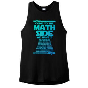 Come To The Math Side We Have Pi Gift 3 14 Day Math Geek Gift Ladies PosiCharge Tri-Blend Wicking Tank