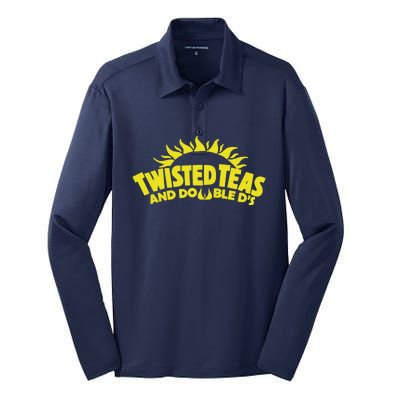 Cool Twisted Teas And Double Ds Silk Touch Performance Long Sleeve Polo