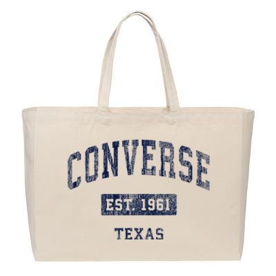 C.O.N.V.E.R.S.E Texas Tx Vintage Cotton Canvas Jumbo Tote