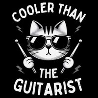 Cooler Than The Guitarist  Funny Drummer Gift Impact Tech Backpack