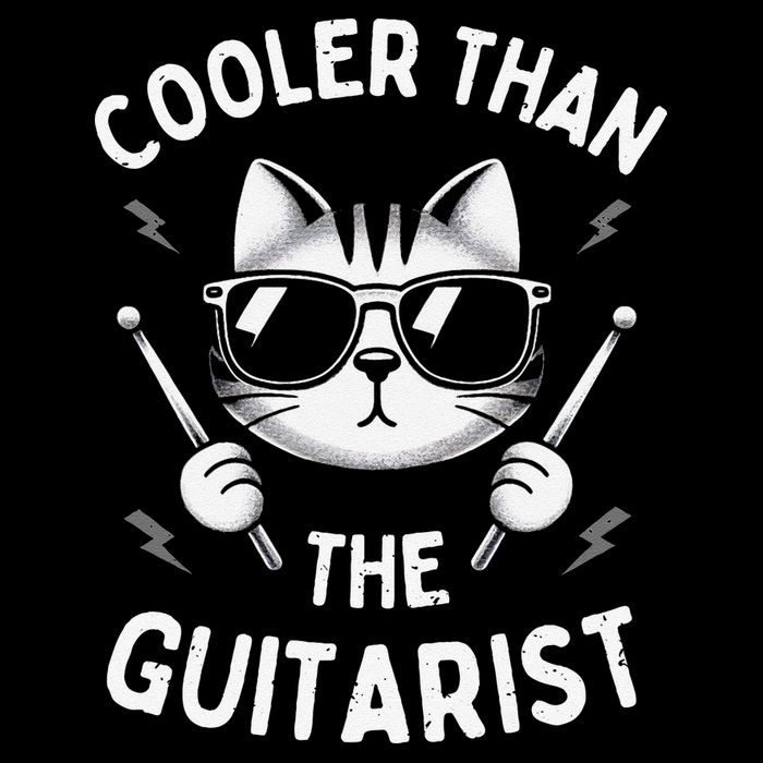 Cooler Than The Guitarist  Funny Drummer Gift Impact Tech Backpack