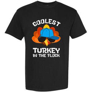 Coolest Turkey  Thanksgiving  Turkey Garment-Dyed Heavyweight T-Shirt