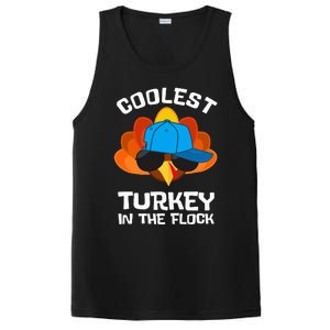 Coolest Turkey  Thanksgiving  Turkey PosiCharge Competitor Tank