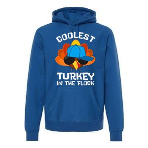 Coolest Turkey  Thanksgiving  Turkey Premium Hoodie