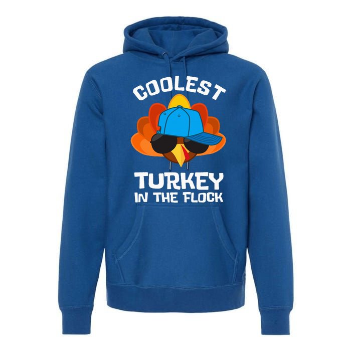 Coolest Turkey  Thanksgiving  Turkey Premium Hoodie