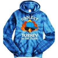 Coolest Turkey  Thanksgiving  Turkey Tie Dye Hoodie