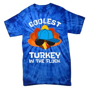 Coolest Turkey  Thanksgiving  Turkey Tie-Dye T-Shirt