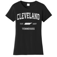 Cleveland Tennessee Tn Vintage Sports Women's T-Shirt