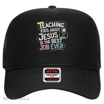 Christian Teacher Theology Religious Teacher Christianity High Crown Mesh Back Trucker Hat