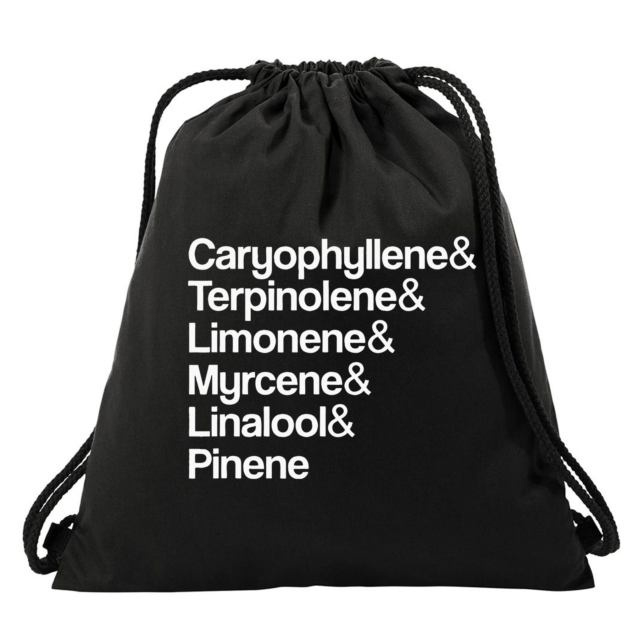 Cannabis Terpenes Terps List Marijuana Smoker Toker 420 Weed Drawstring Bag