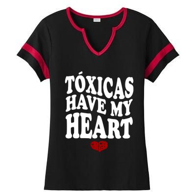 Chicos Toxicos TóXicas Have My Heart Ladies Halftime Notch Neck Tee