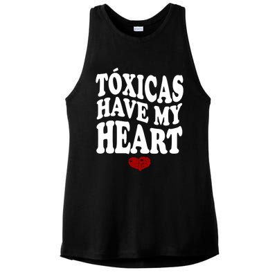 Chicos Toxicos TóXicas Have My Heart Ladies PosiCharge Tri-Blend Wicking Tank