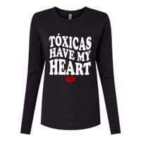 Chicos Toxicos TóXicas Have My Heart Womens Cotton Relaxed Long Sleeve T-Shirt