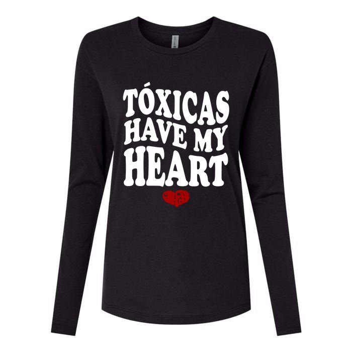 Chicos Toxicos TóXicas Have My Heart Womens Cotton Relaxed Long Sleeve T-Shirt