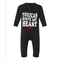 Chicos Toxicos TóXicas Have My Heart Infant Fleece One Piece