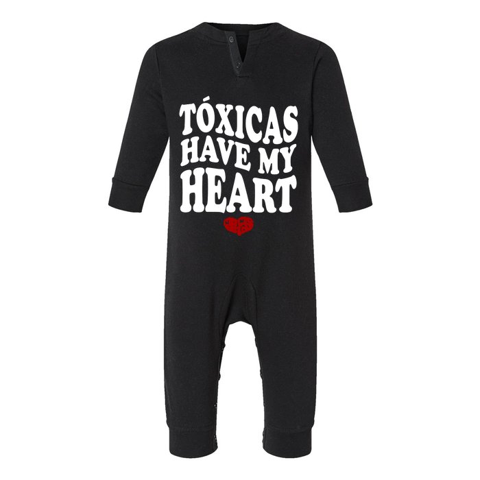 Chicos Toxicos TóXicas Have My Heart Infant Fleece One Piece