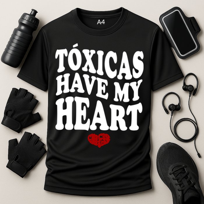 Chicos Toxicos TóXicas Have My Heart Cooling Performance Crew T-Shirt