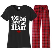 Chicos Toxicos TóXicas Have My Heart Women's Flannel Pajama Set