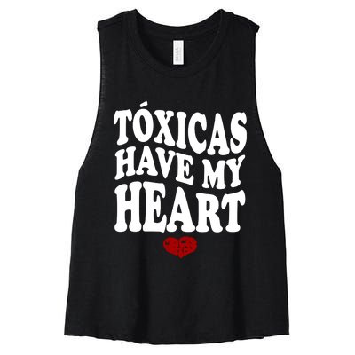 Chicos Toxicos TóXicas Have My Heart Women's Racerback Cropped Tank