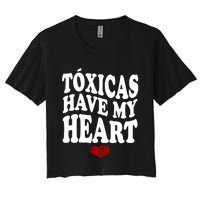 Chicos Toxicos TóXicas Have My Heart Women's Crop Top Tee