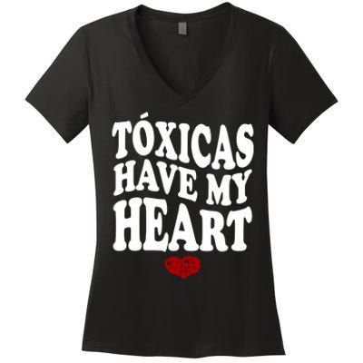 Chicos Toxicos TóXicas Have My Heart Women's V-Neck T-Shirt